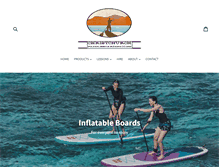 Tablet Screenshot of christchurchpaddleboarding.co.nz